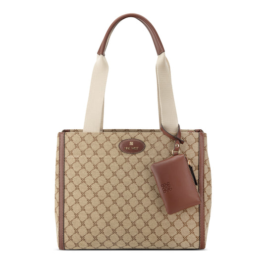 Cartera Tote Pyper Crema