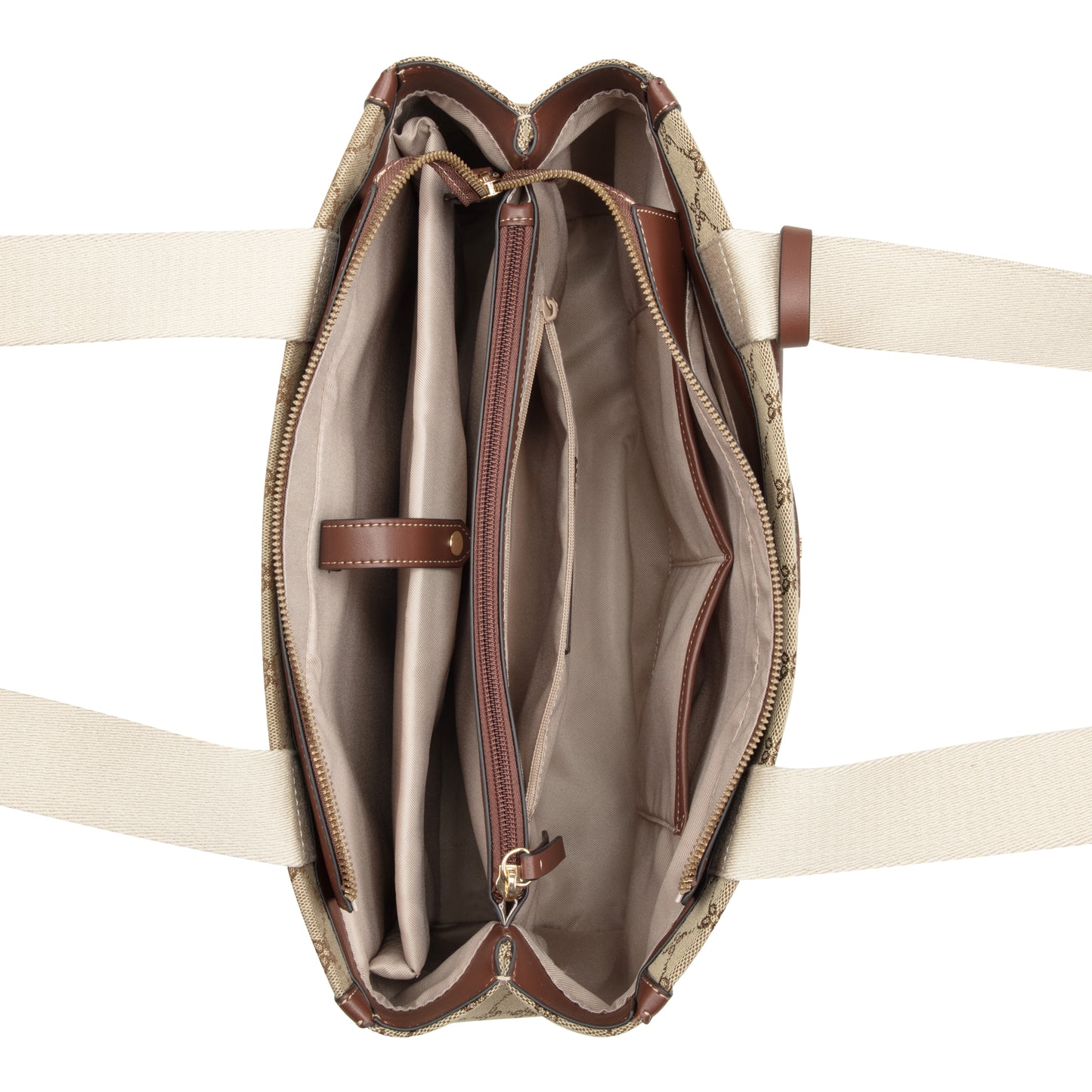 Cartera Tote Pyper Crema