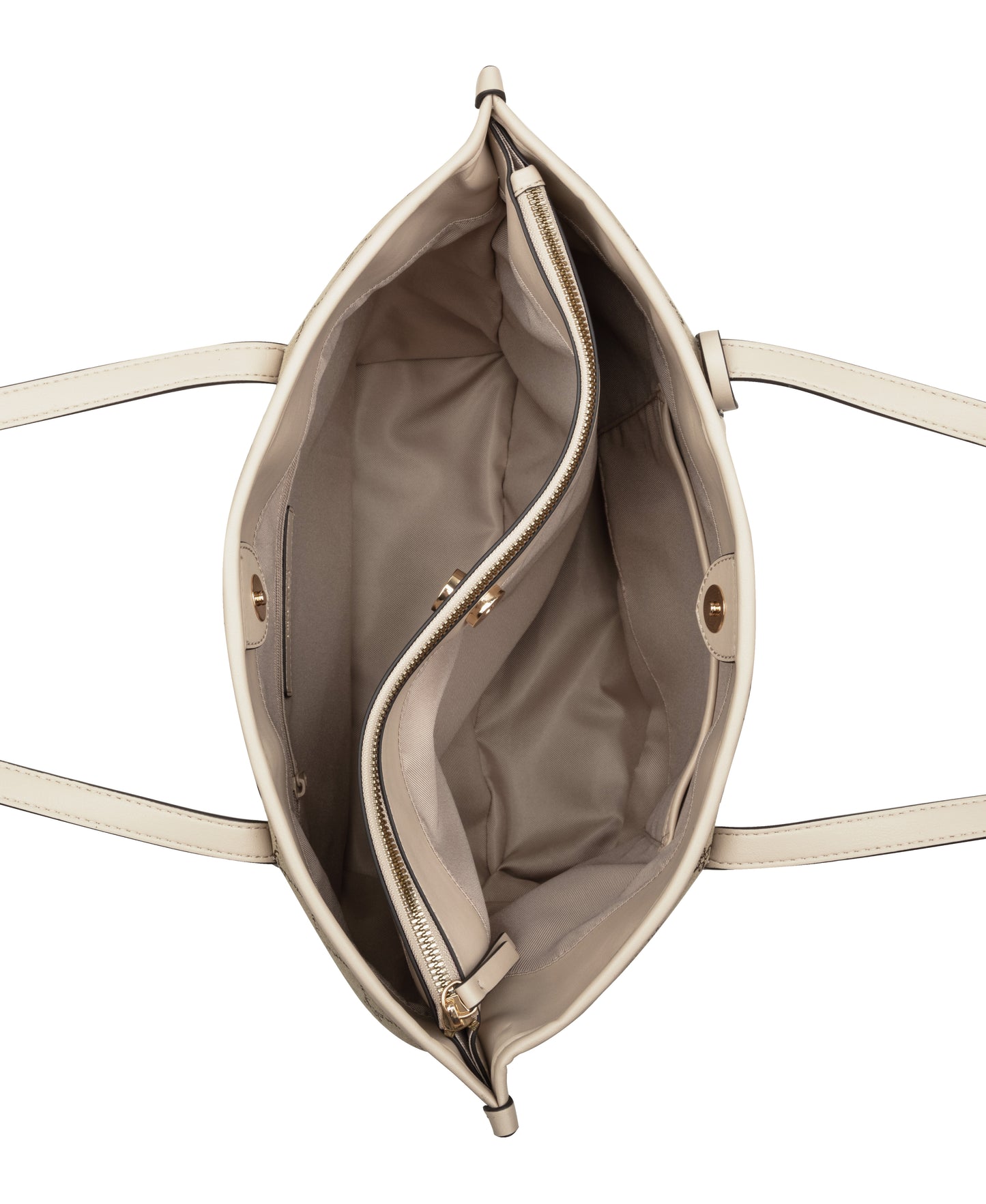 Cartera Nine West Quincie 3 Comp Tote-Mocha Logo/Beige