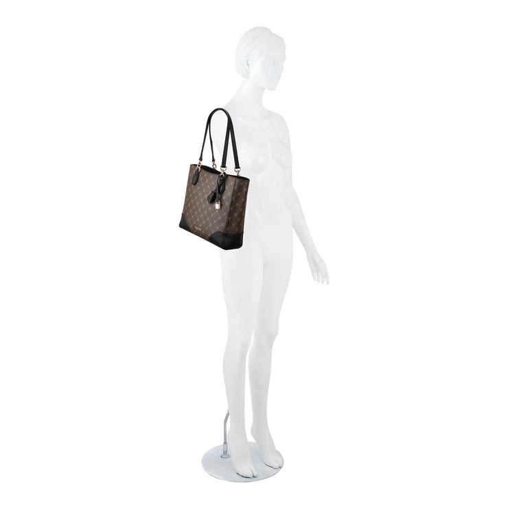 Brooklyn Small Jet Set Tote Brown/Black
