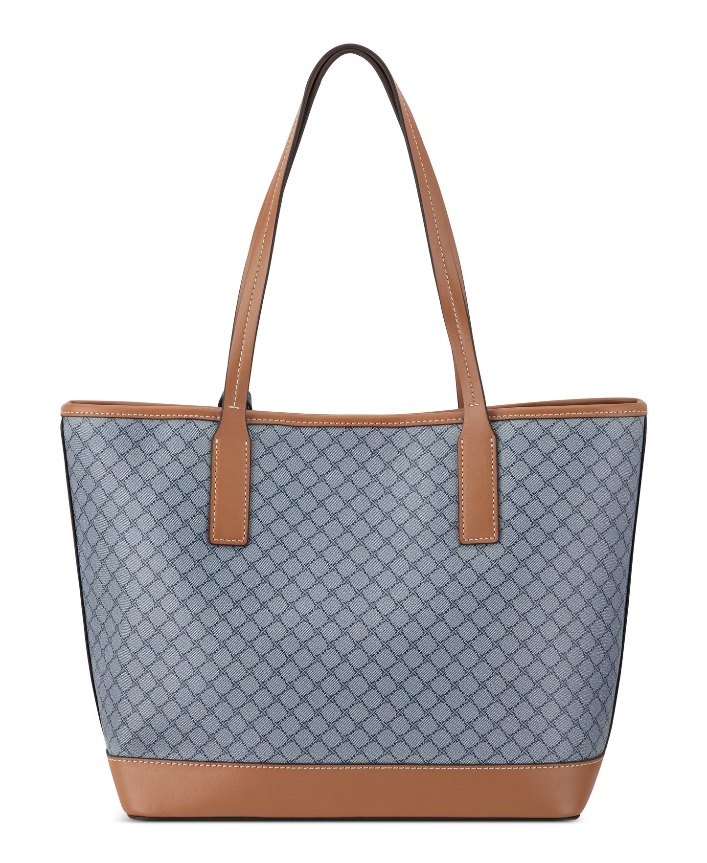 Cartera Nine West Talley 2 In 1 Tote-Chambray Logo/Brandy