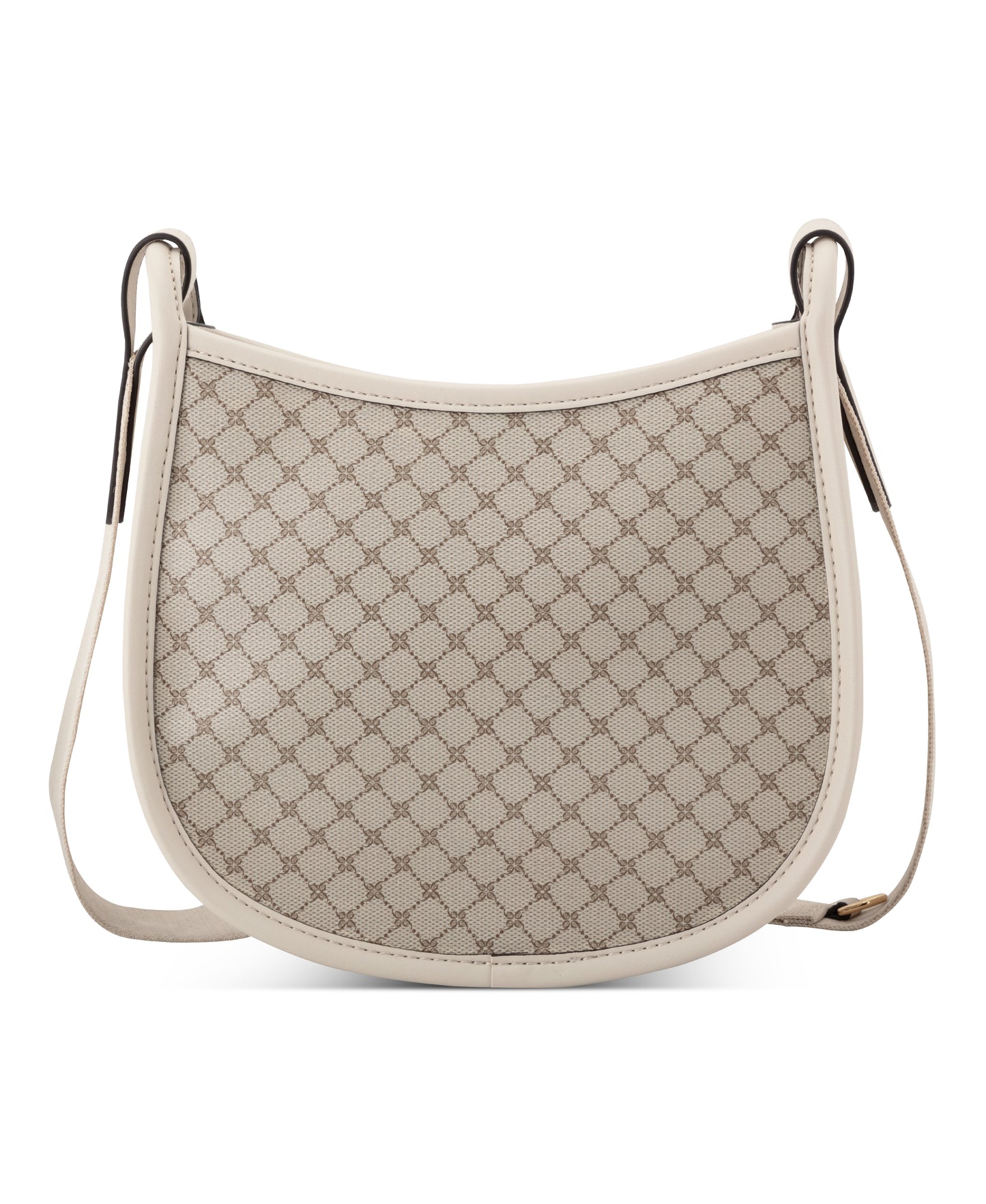Cartera Nine West Calliope Small Crossbody-Mushroom Logo/Milk
