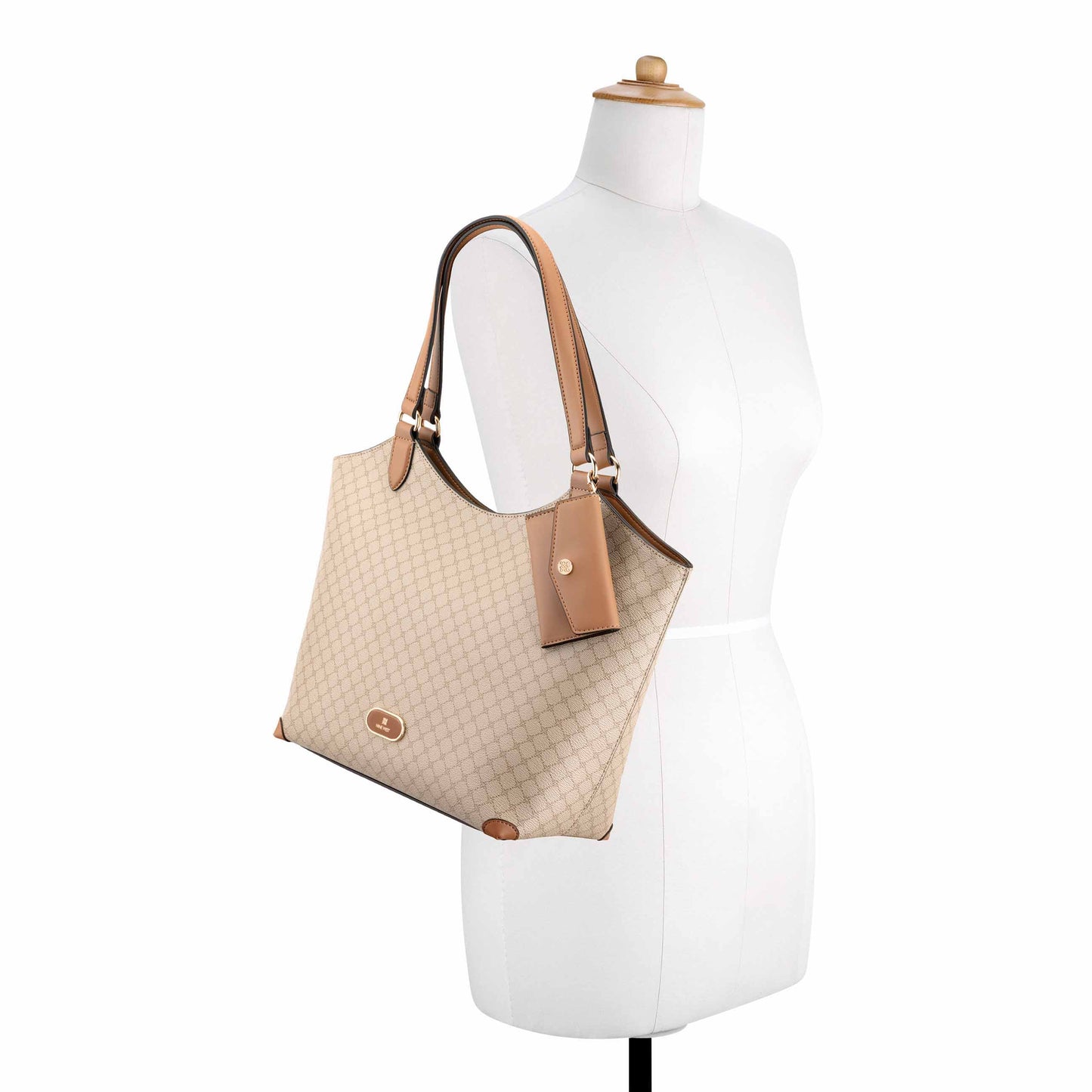 Cartera  Tote Joani Camel
