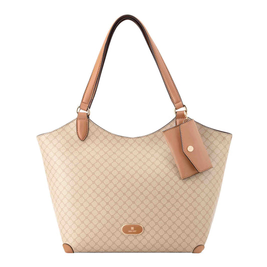 Cartera  Tote Joani Camel