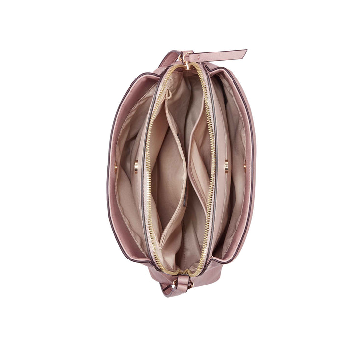 Kamari Mini Dome Crossbody Rose Quartz