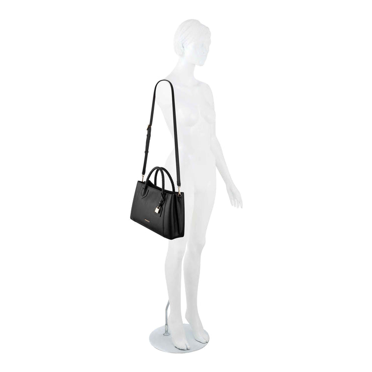 Dinah Jet Set Satchel Black