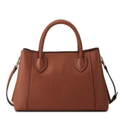 Dinah Jet Set Satchel Saddle Tan