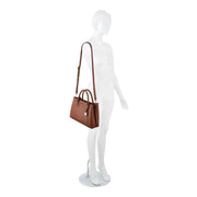 Dinah Jet Set Satchel Saddle Tan