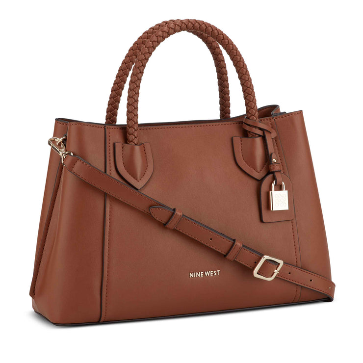 Dinah Jet Set Satchel Saddle Tan
