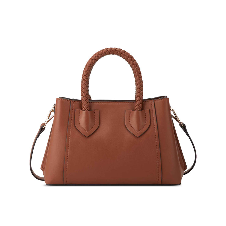 Dinah Mini Jet Set Satchel Saddle Tan