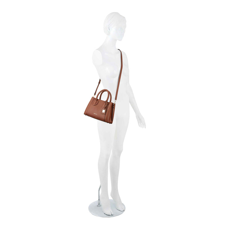 Dinah Mini Jet Set Satchel Saddle Tan