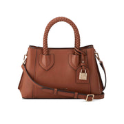 Dinah Mini Jet Set Satchel Saddle Tan