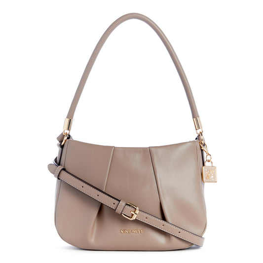 Cartera Crossbody Top Elin Crema/Nude