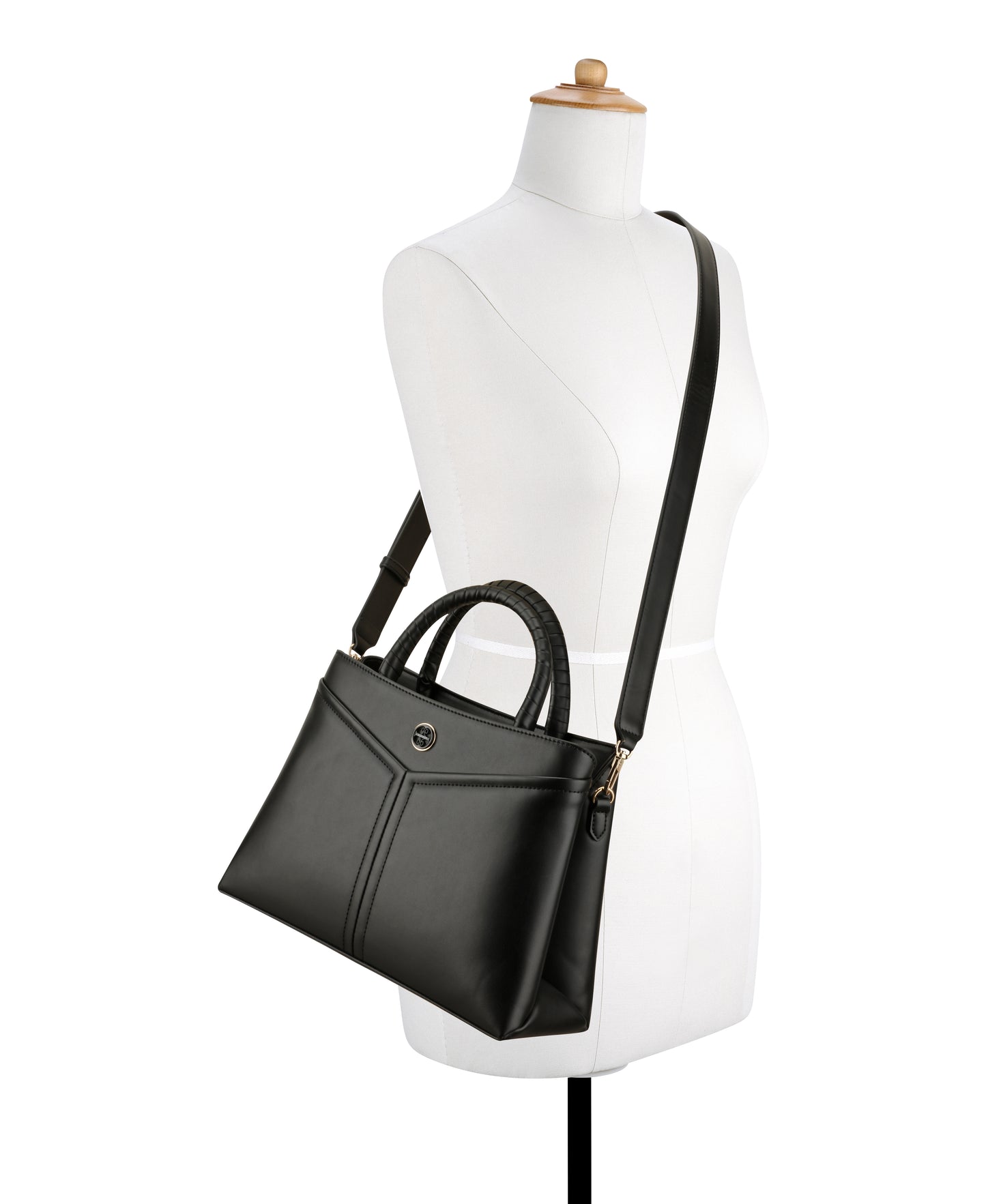 Cartera Satchel Erina Negro