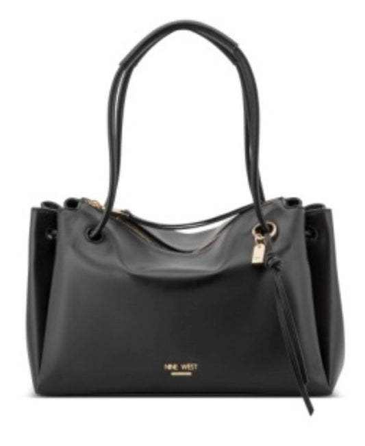 Cartera Nine West Shoulder Satchel Renan Black