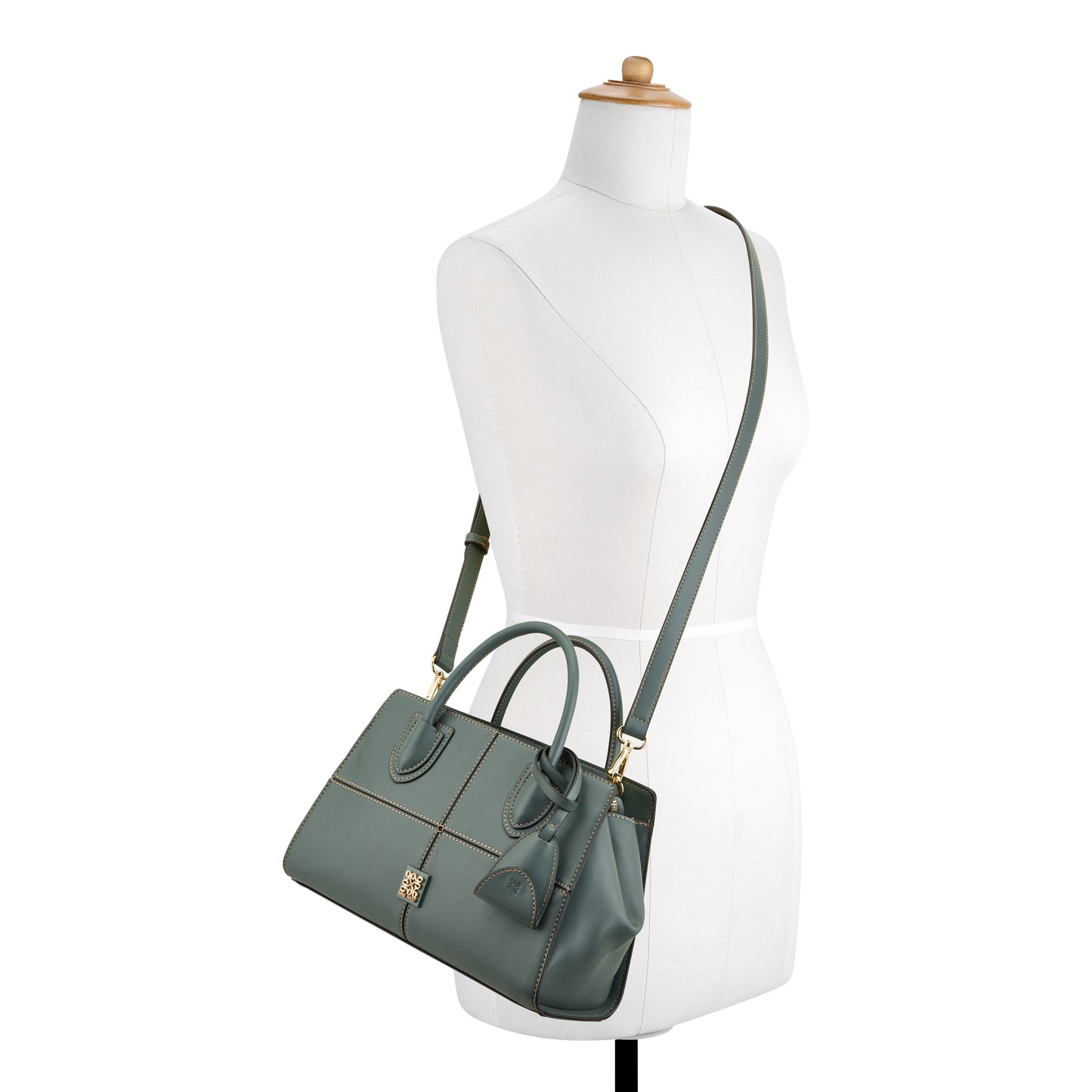 Cartera Satchel Paxtin1 Verde