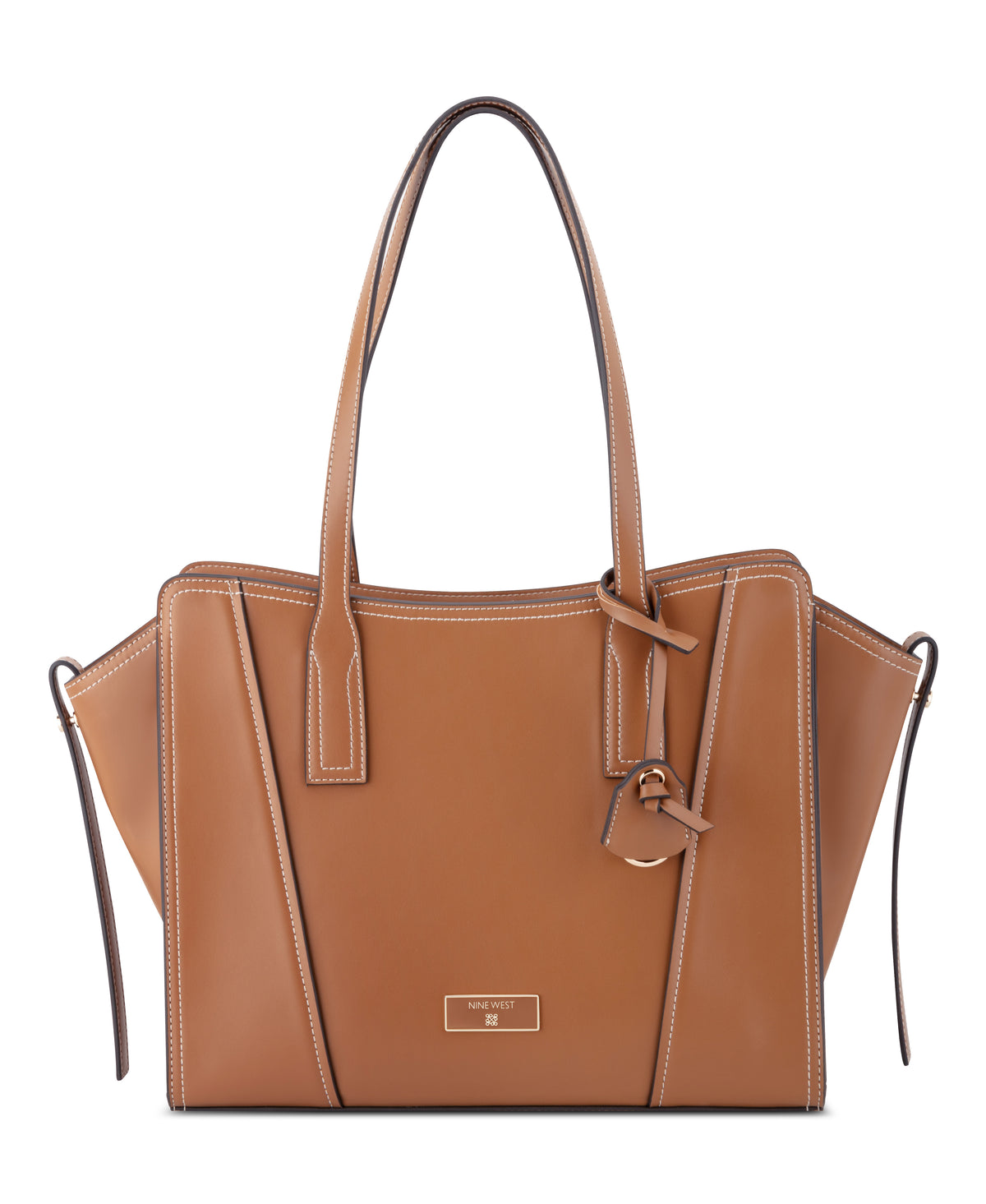 Cartera Nine West Fleura Tote-Brandy