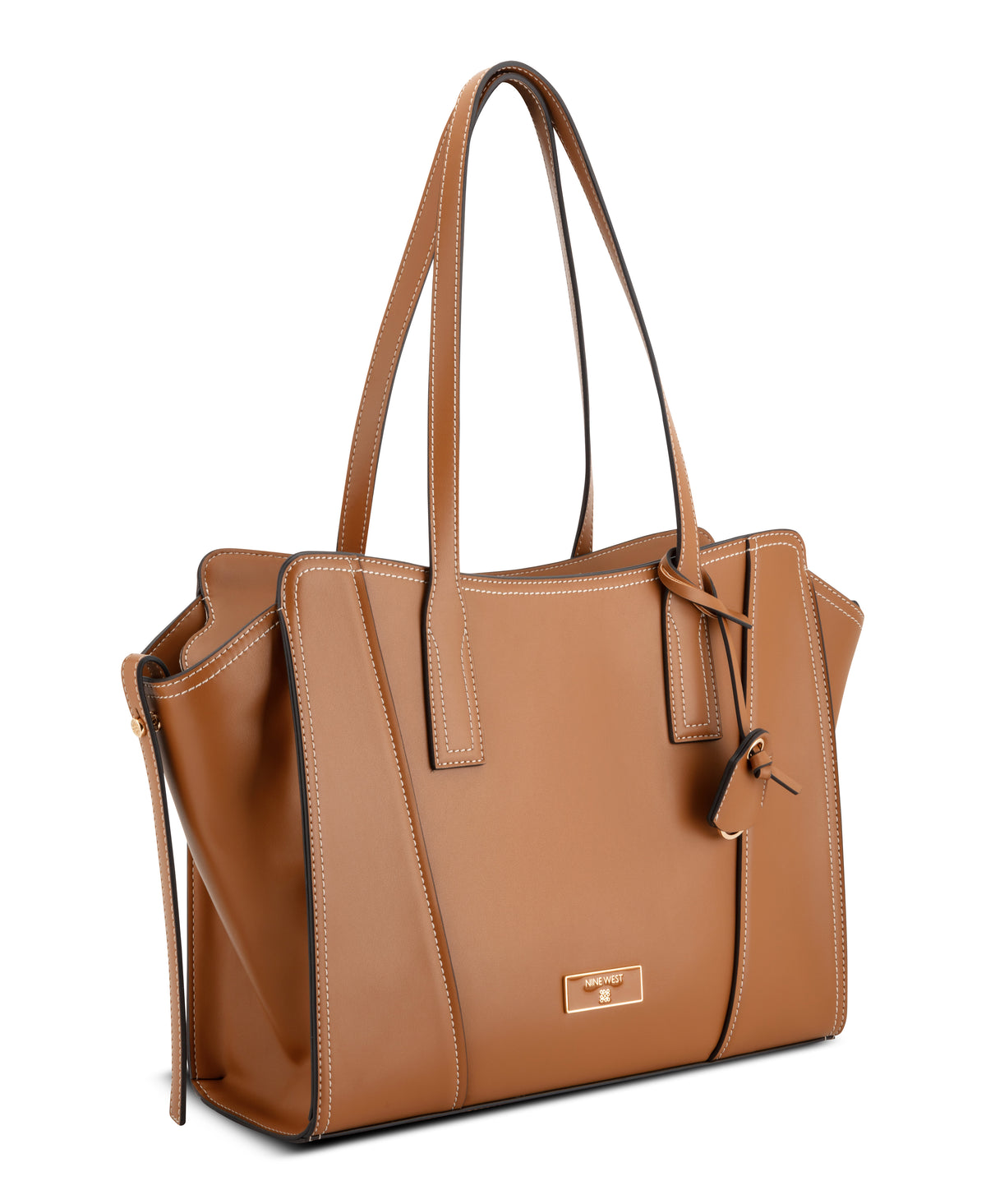 Cartera Nine West Fleura Tote-Brandy