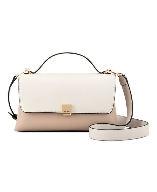 Cartera Nine West Elowyn Crossbody Flap-Fawn/Milk