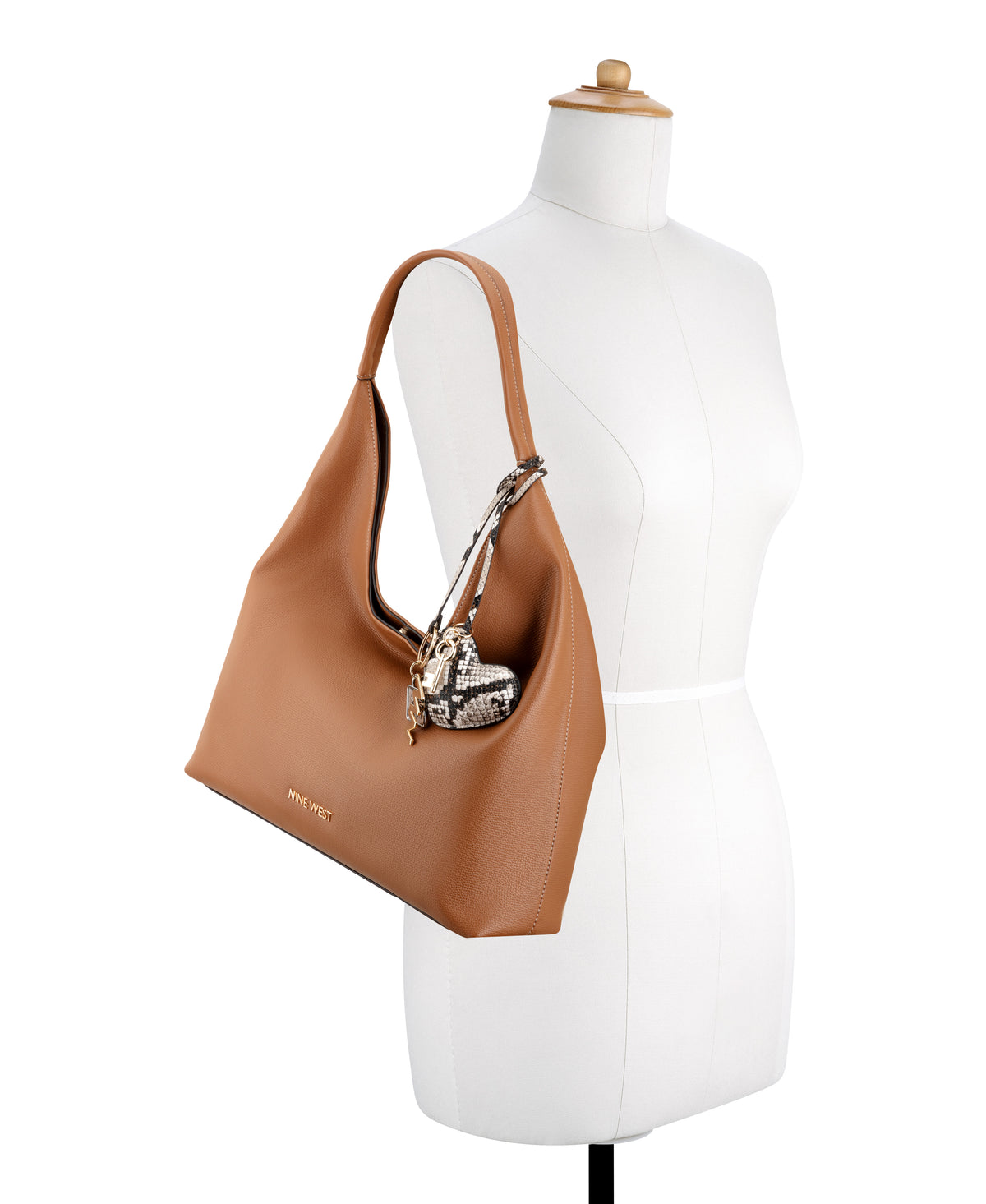 Cartera Nine West Keylee Hobo-Brandy