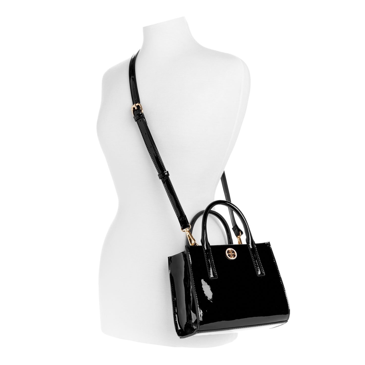 Cartera Tote Crossbody Maylee Negro