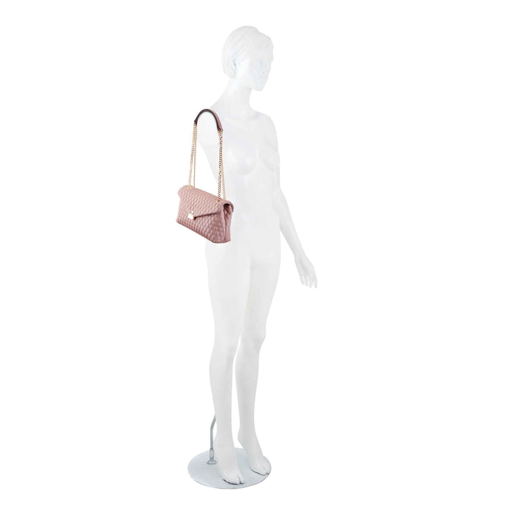 Caelia Convertible Xbody Flap Rose Quartz