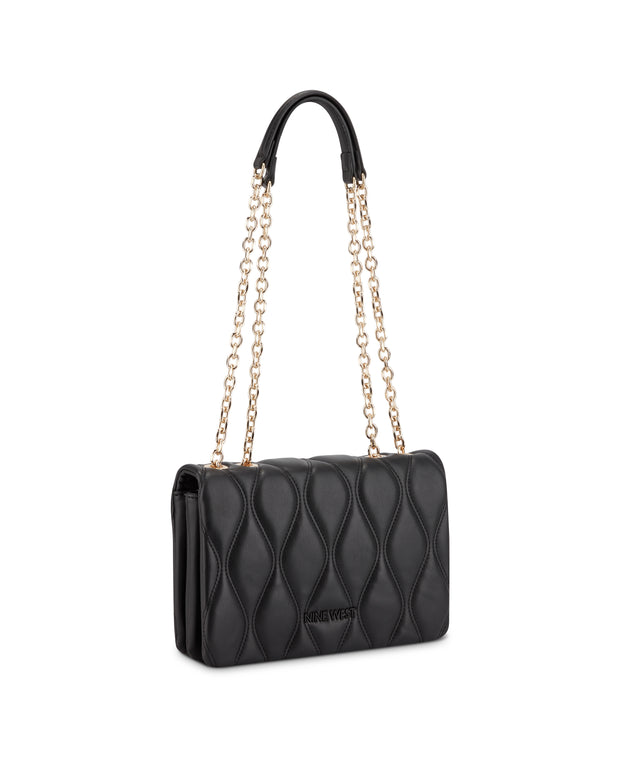Aurelie Convertible Xbody Flap Black