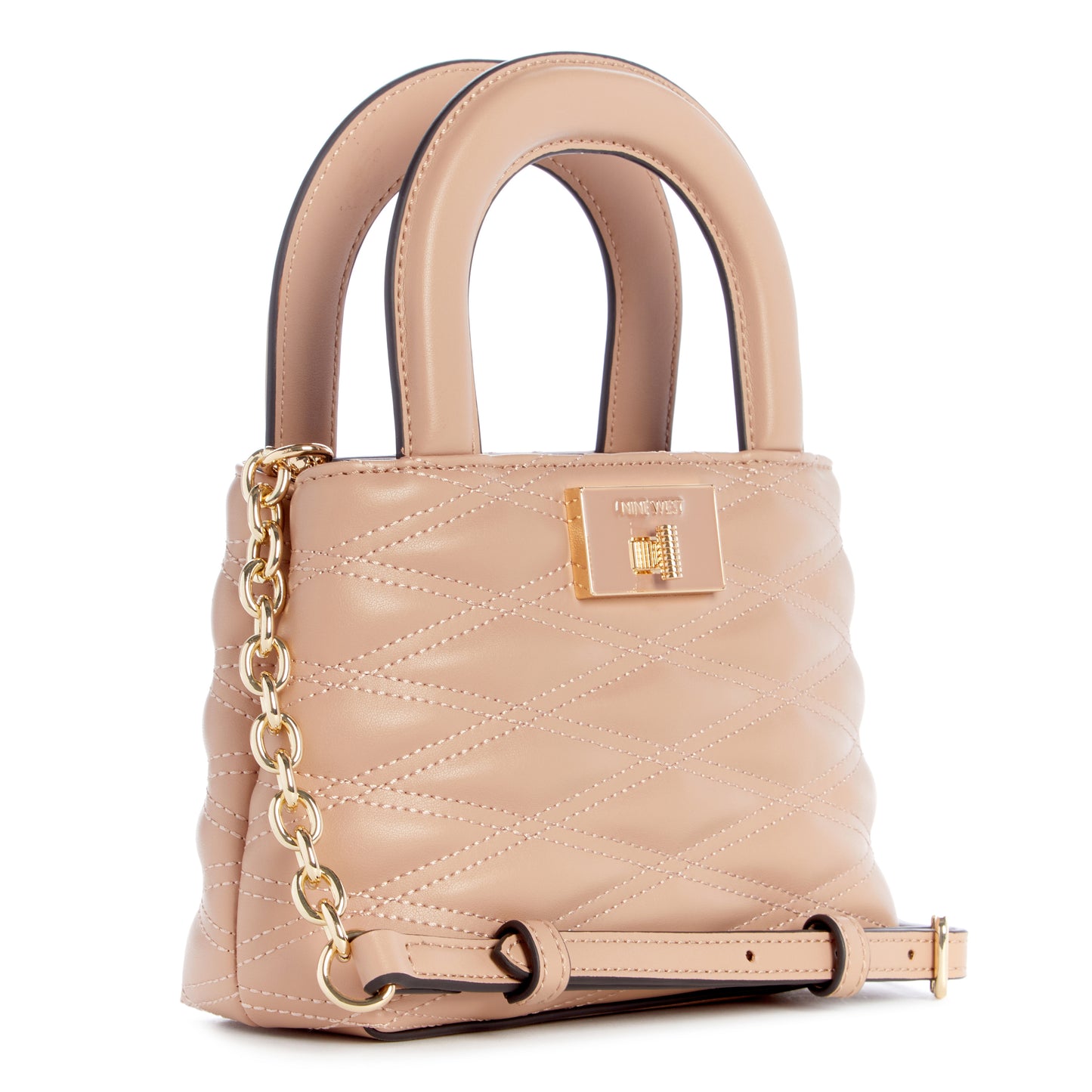 Cartera Mini Satchel Aviva Crema/Nude