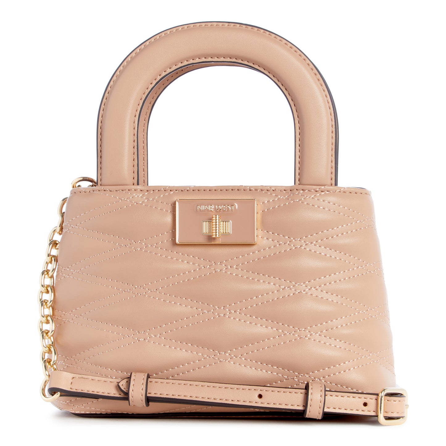 Cartera Mini Satchel Aviva Crema/Nude