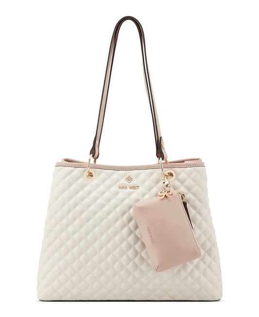 Cartera Nine West Allona Shopper-Milk/Fawn