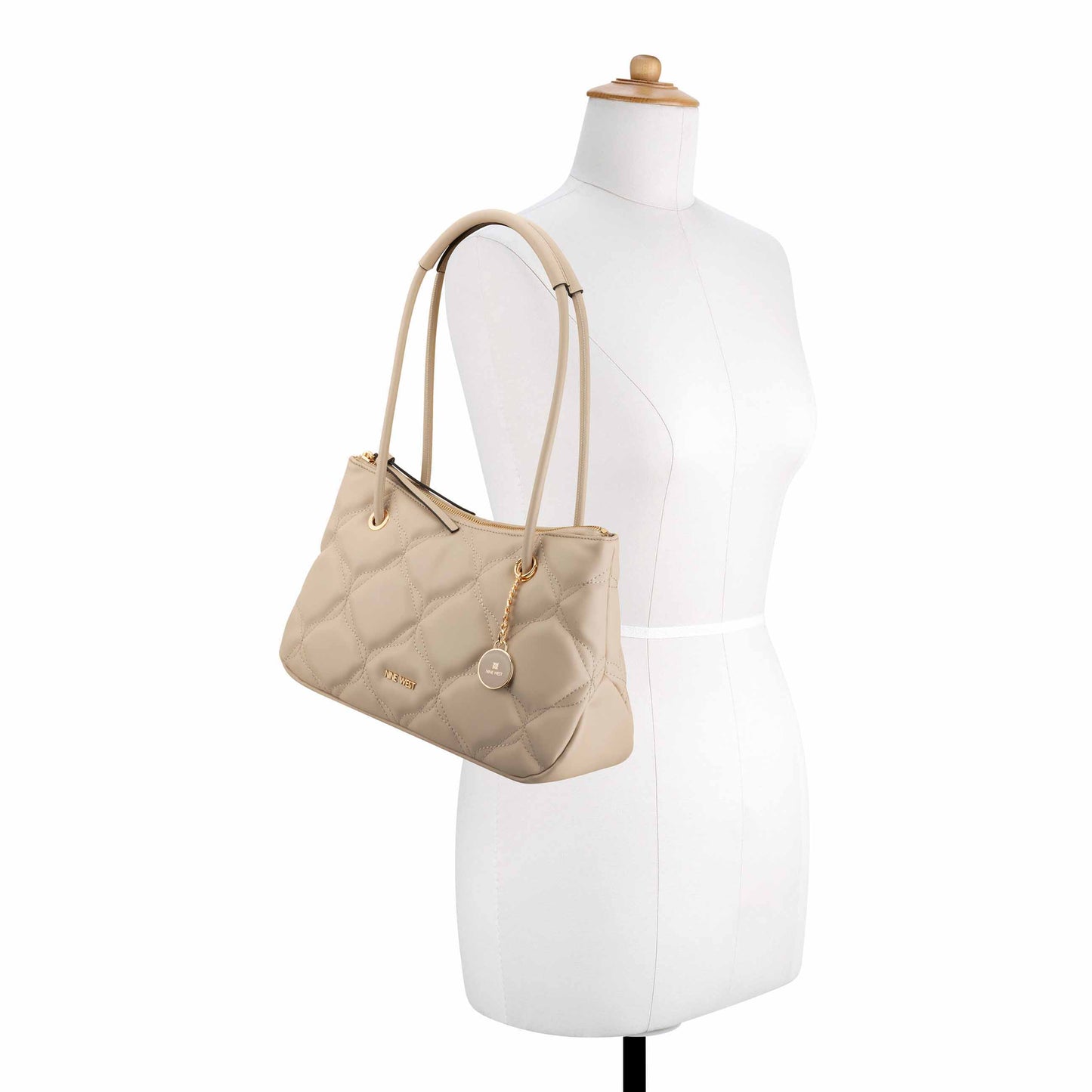 Cartera  Satchel Lilias Crema