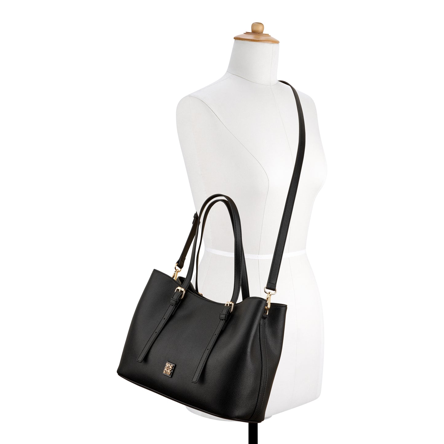 Cartera  Satchel Anders Negro Lisa