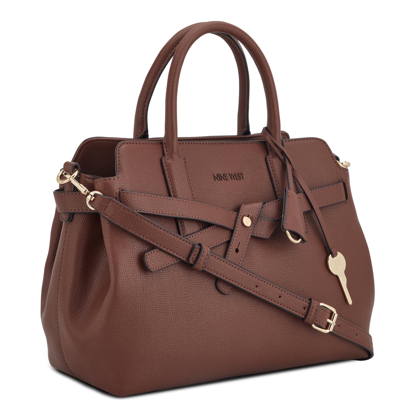 Cartera Satchel Lille Marron