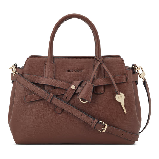 Cartera Satchel Lille Marron