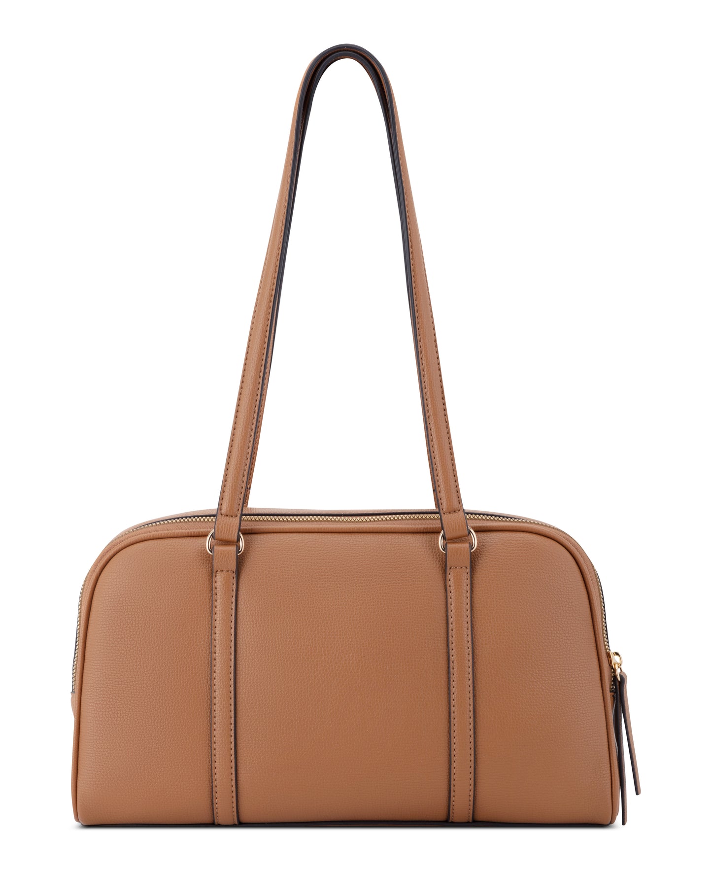 Cartera Nine West Alda Shoulder Satchel-Brandy