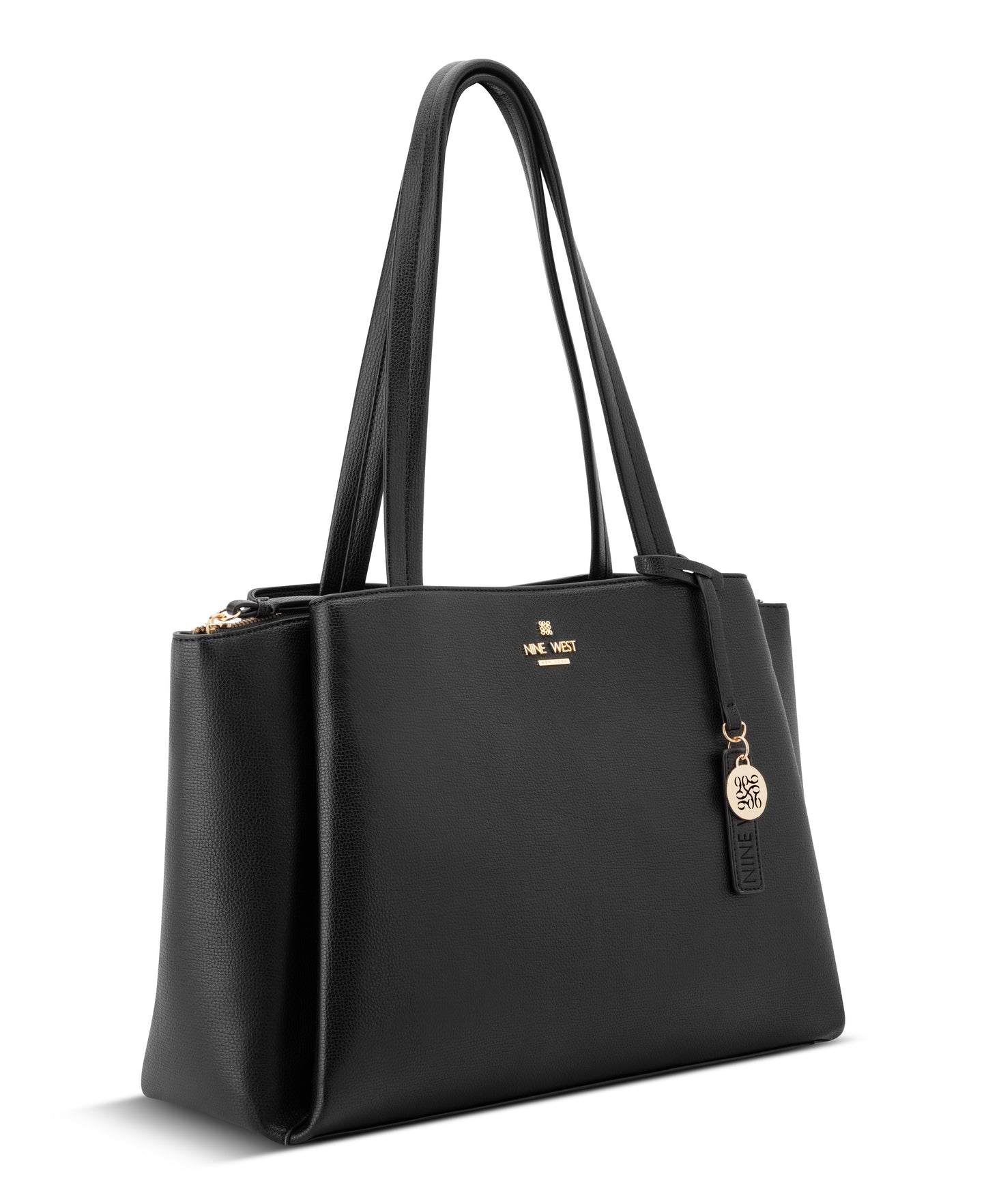 Cartera Nine West Luela Tech Tote-Black