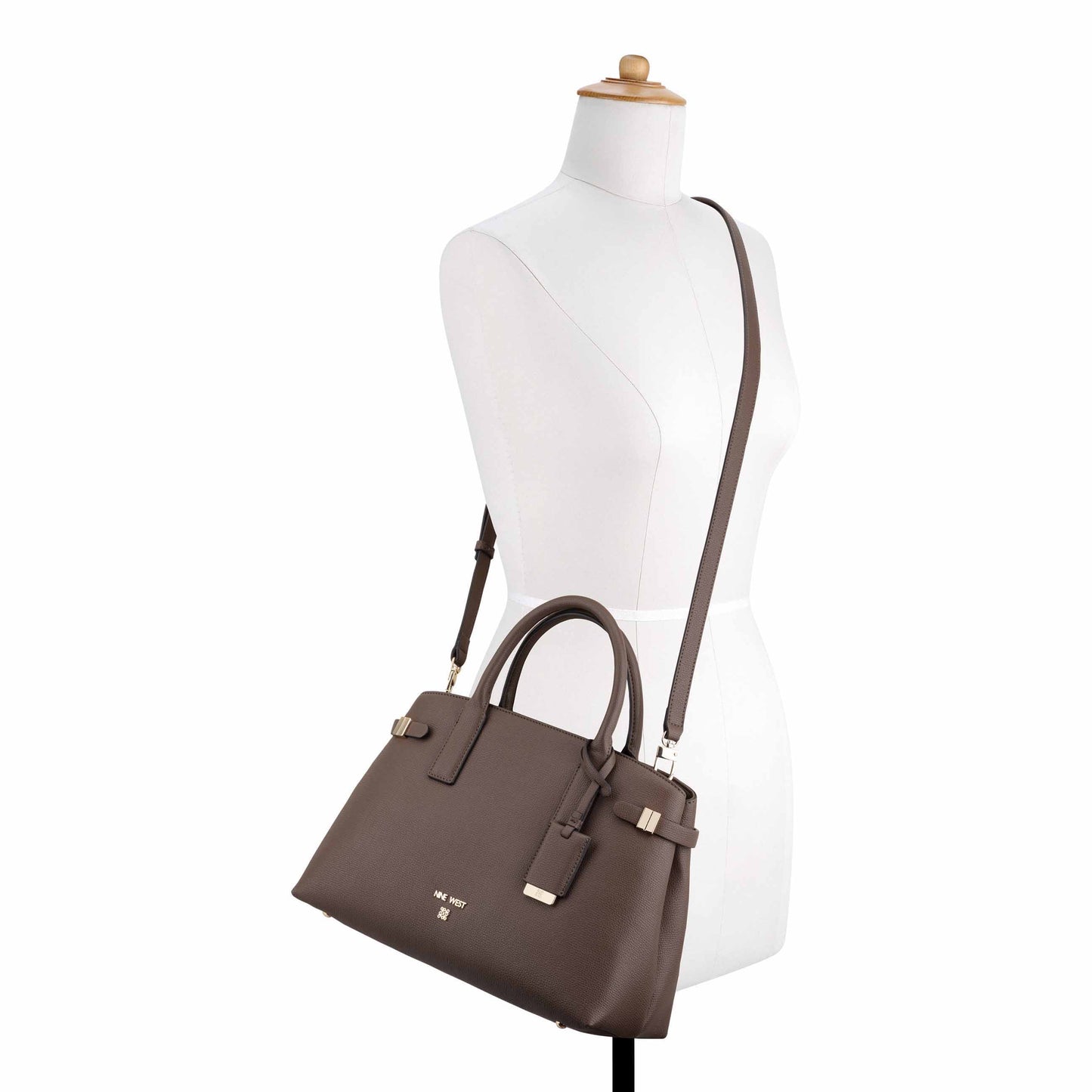 Cartera  Satchel Aira Chocolate