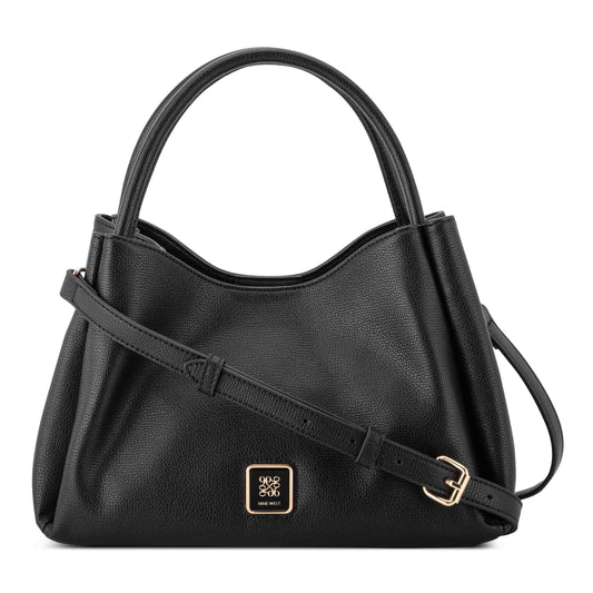 Cartera Nine West Dorsey Satchel-Black