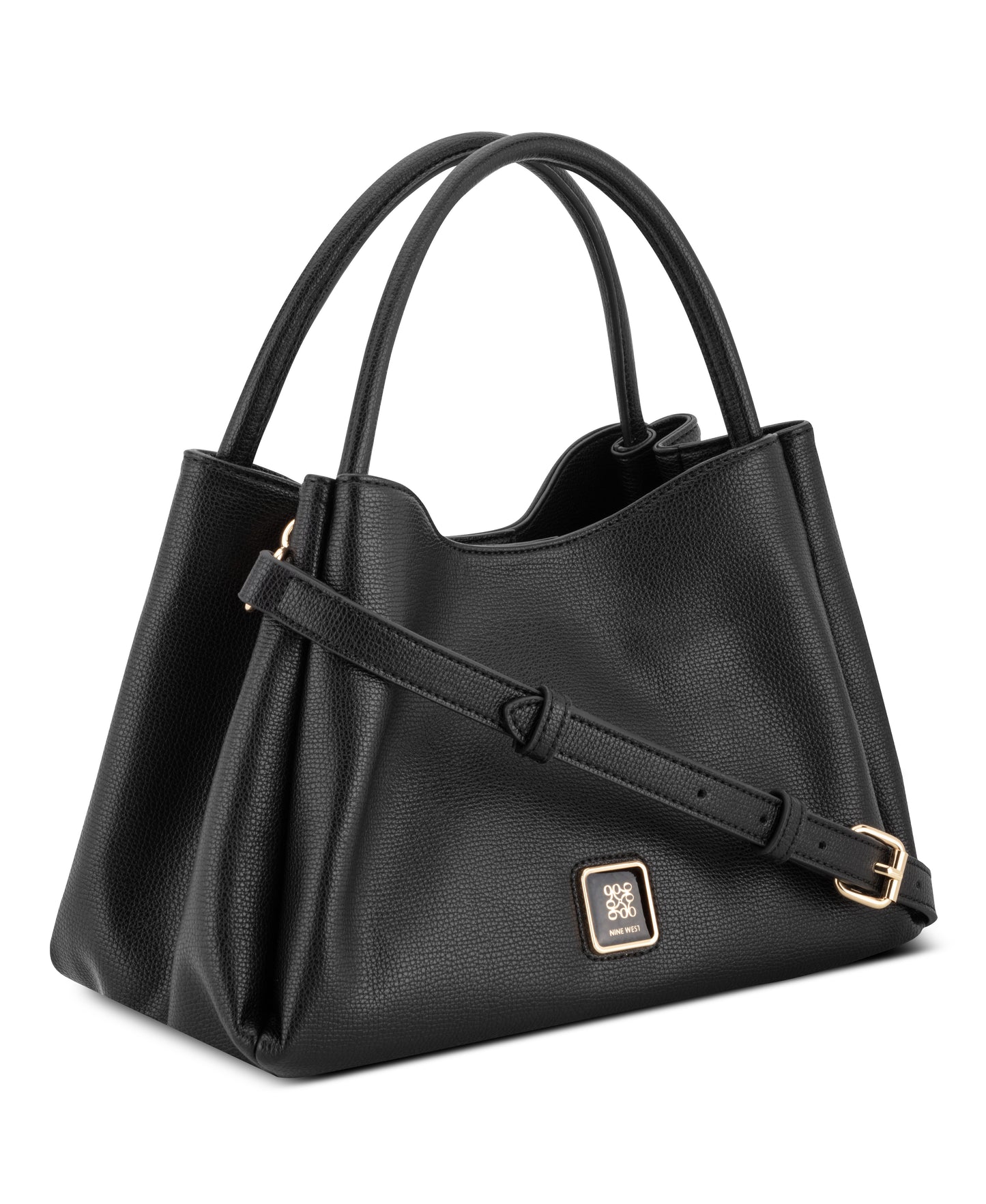 Cartera Nine West Dorsey Satchel-Black