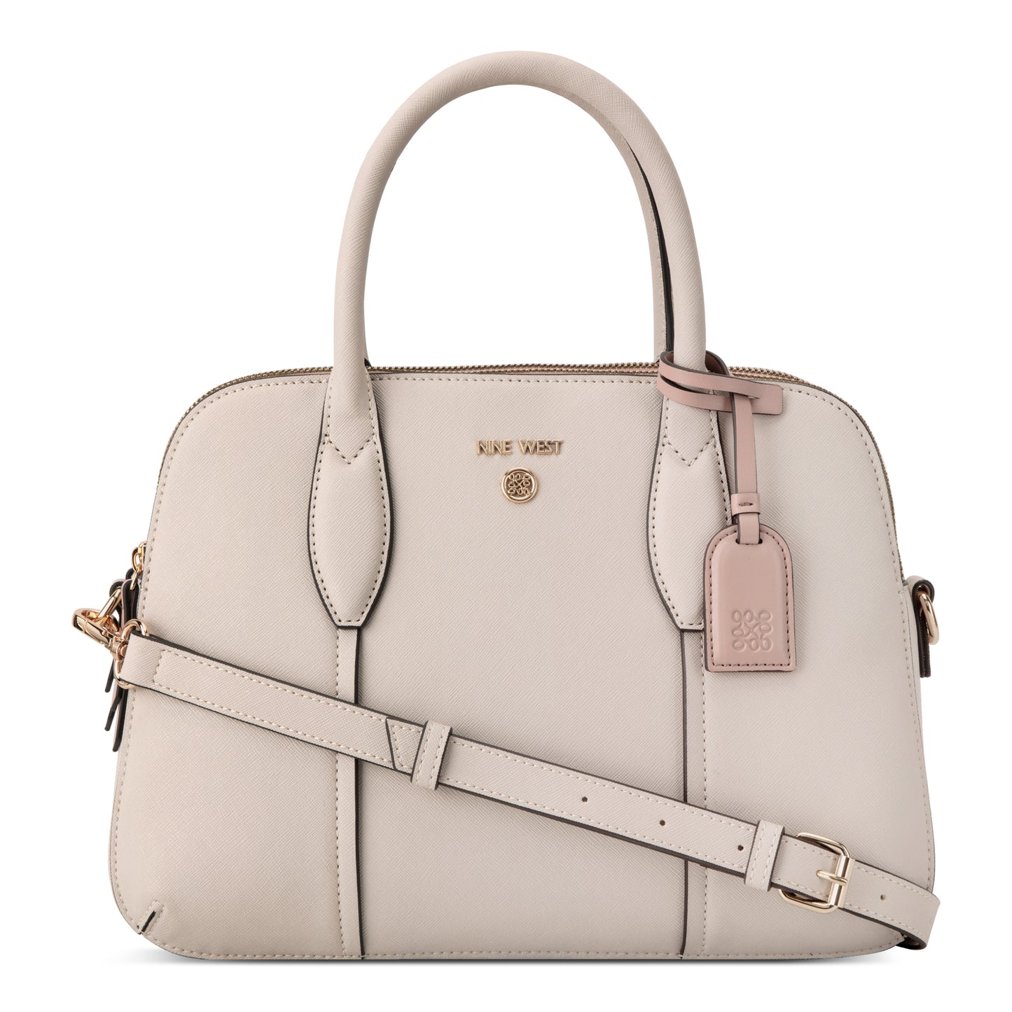 Cartera Satchel Grady Cemento