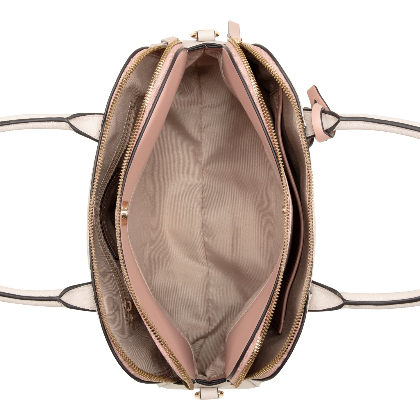 Cartera Satchel Grady Cemento