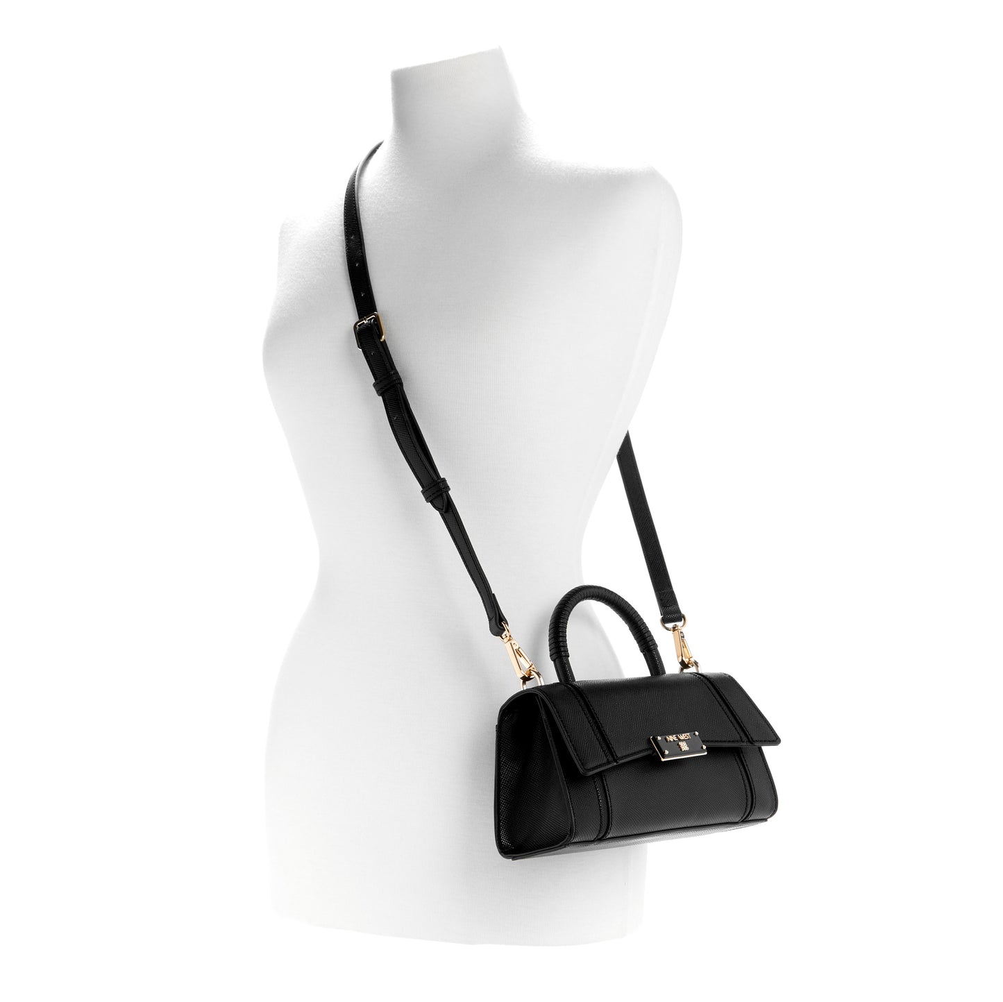 Mini Flap Satchel Brodie Black