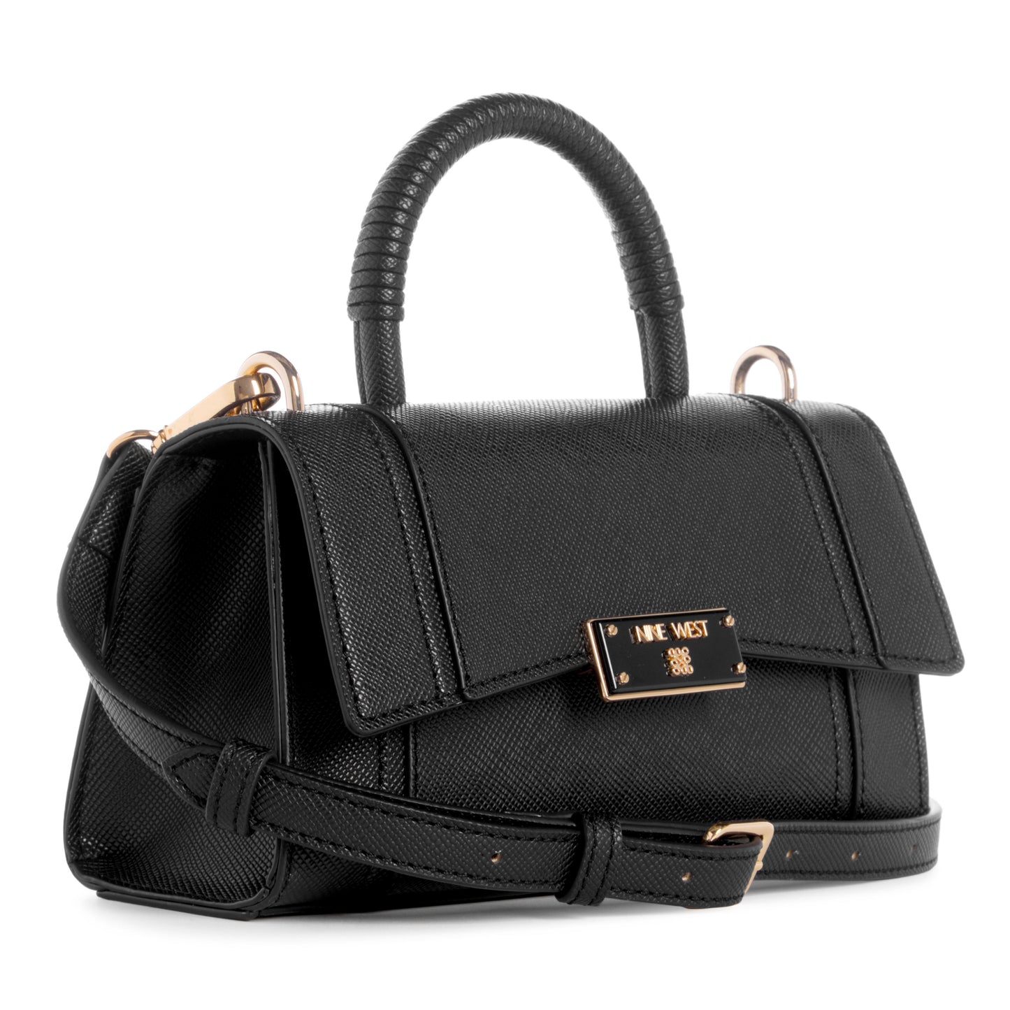 Mini Flap Satchel Brodie Black