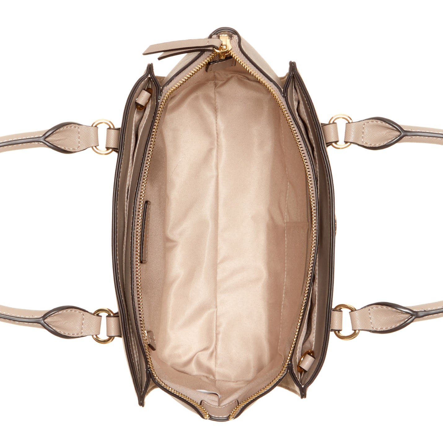 Cartera Compartimientos Satchel Innes Nude/Crema