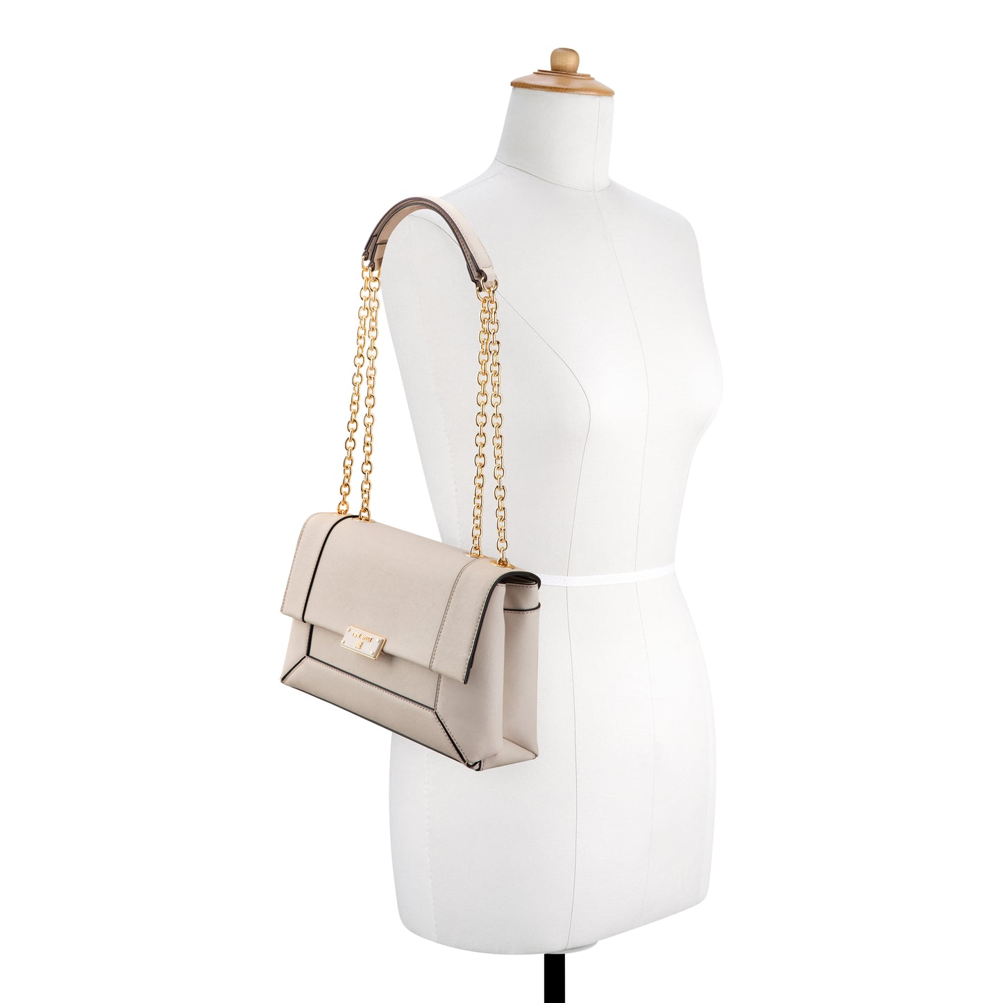 Cartera Xbody Flap Annica Crema