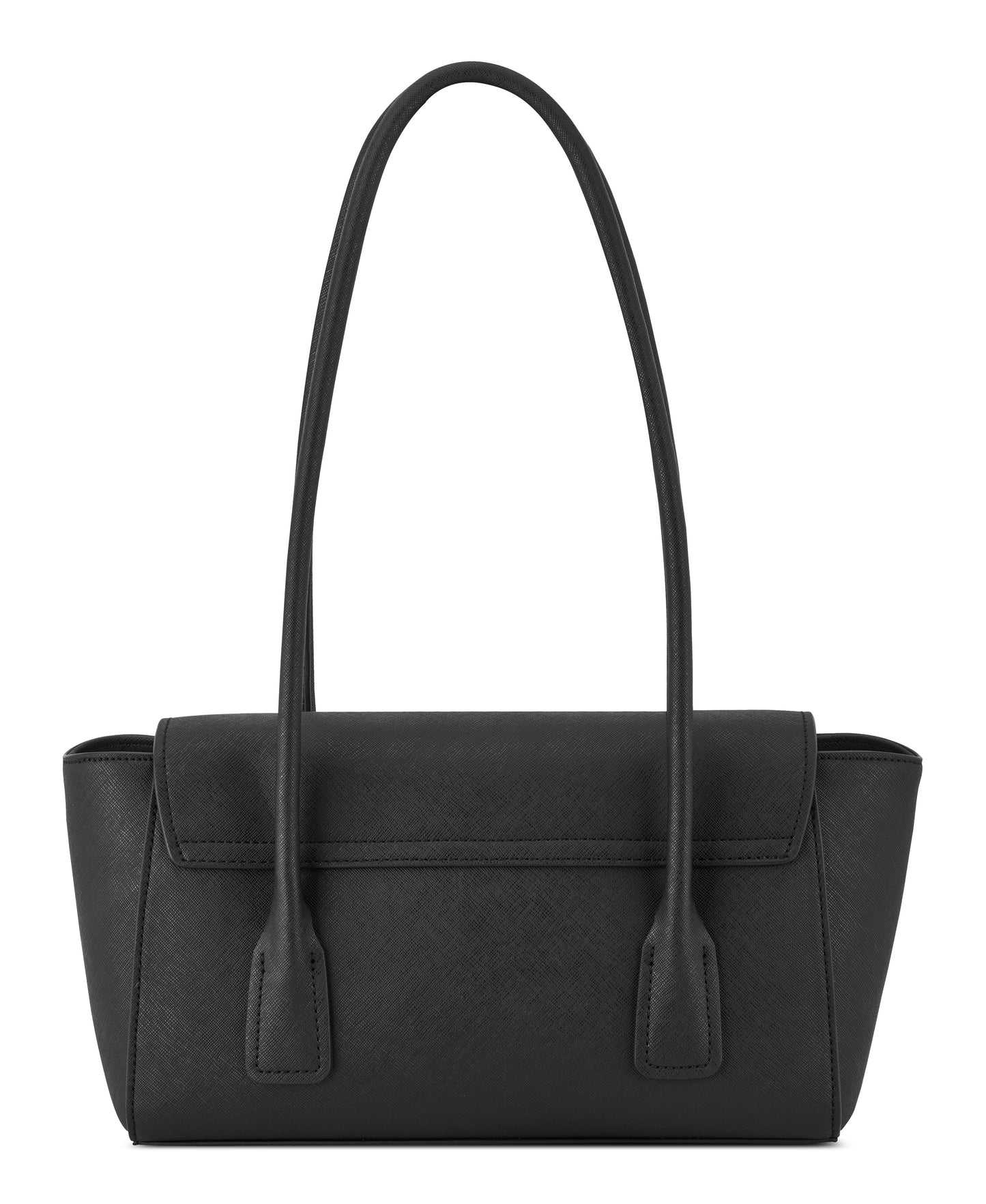 Cartera Nine West Zenia Shoulder Satchel-Black