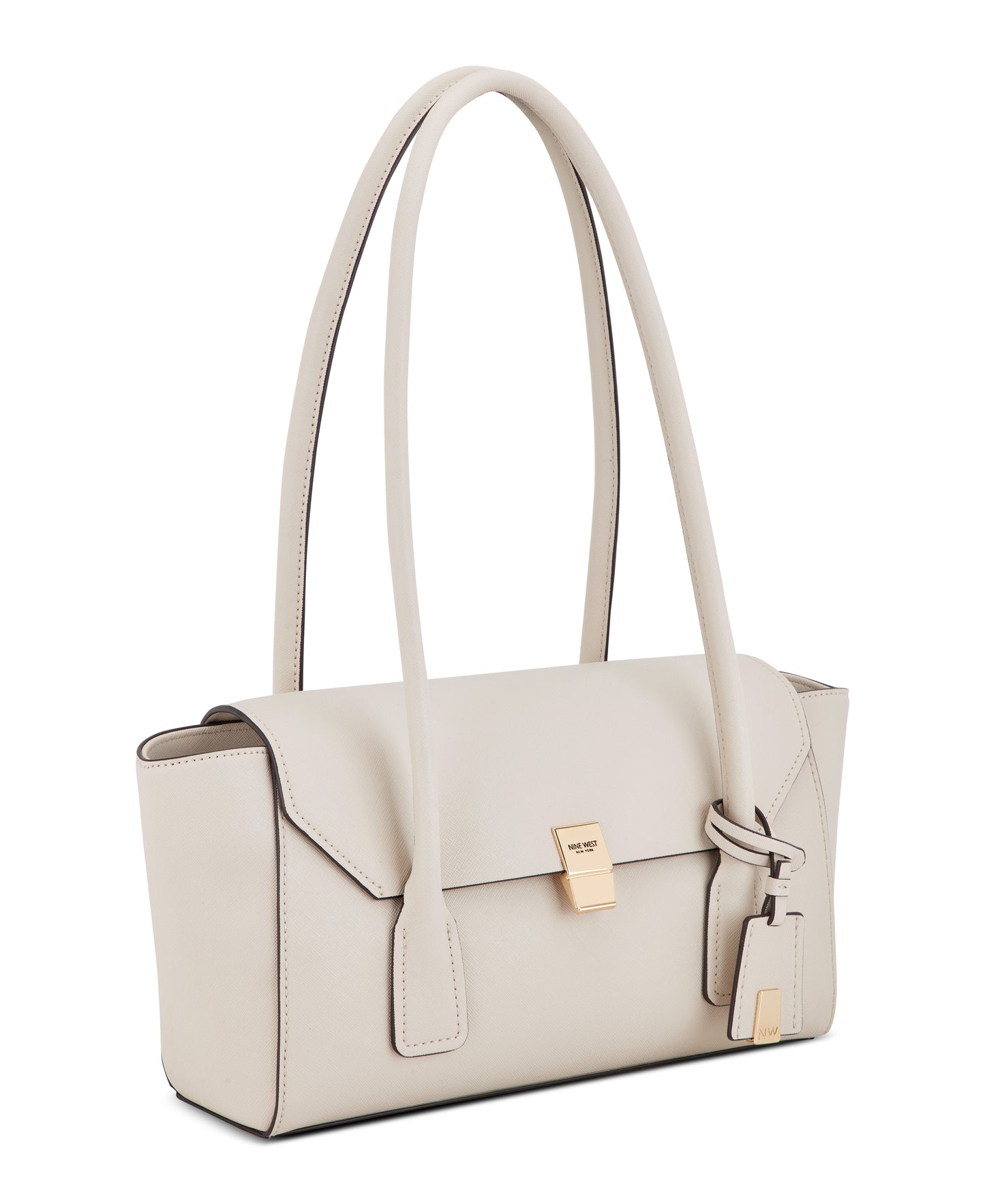 Cartera Nine West Zenia Shoulder Satchel-Milk