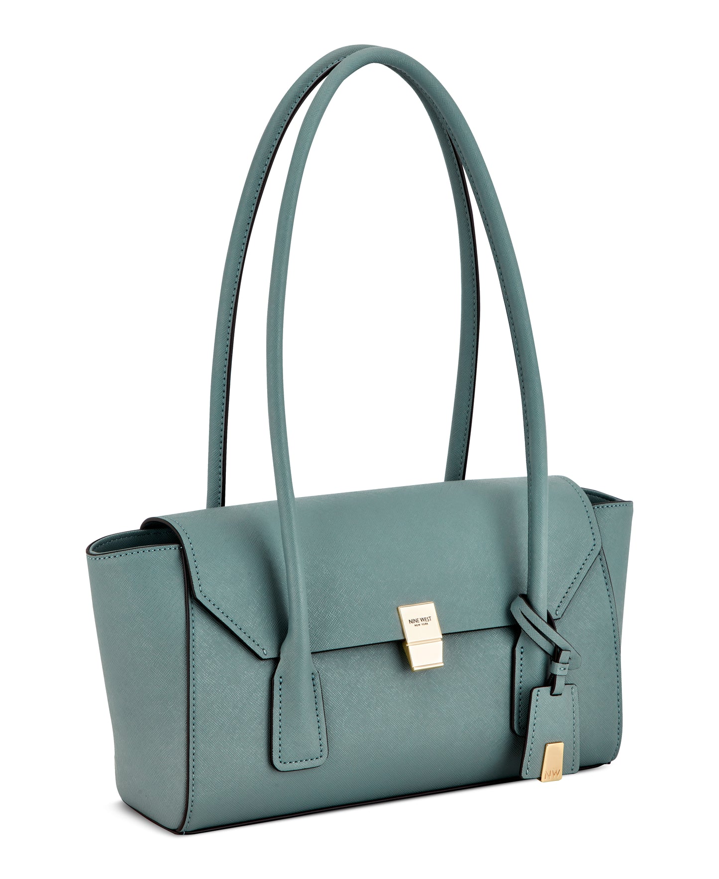 Cartera Nine West Zenia Shoulder Satchel-Rosemary