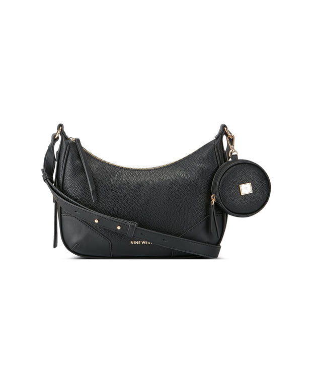 Brooklyn Crossbody Top Zip Black