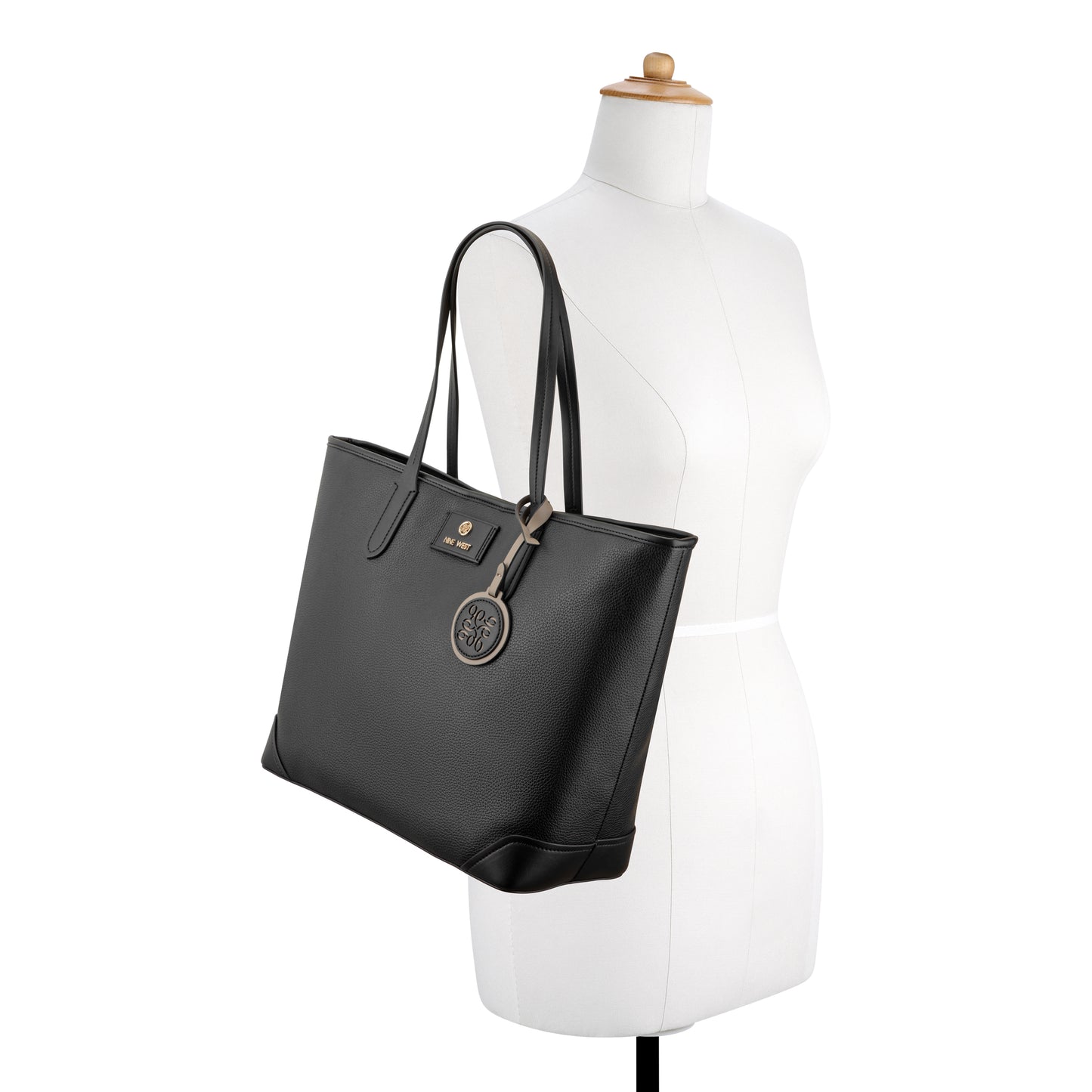 Cartera Tote Large Piera  Negro